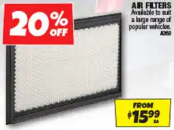 Autobarn Air filters offer