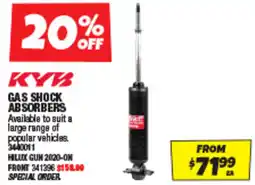 Autobarn Gas shock absorbers offer