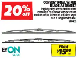 Autobarn Conventional wiper blade assembly offer