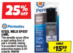 Autobarn Steel weld epoxy offer