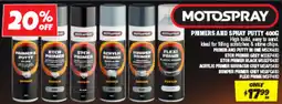 Autobarn Primers and spray putty offer