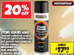 Autobarn Stone guard offer