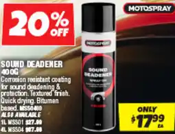 Autobarn Sound deadener offer