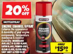 Autobarn Engine enamel spray offer