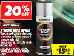 Autobarn Xtreme heat spray offer