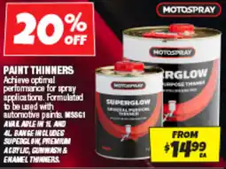 Autobarn PAINT THINNERS offer