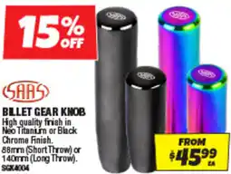 Autobarn Billet gear knob offer