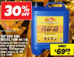 Autobarn Top dog xdo diesel 15w 40 offer