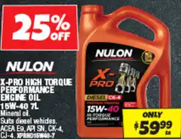 Autobarn X pro high torque performance engine oil 15w 40 offer