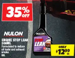 Autobarn Nulon engine stop leak offer