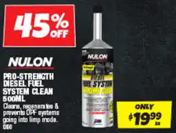 Autobarn Nulon pro-strength diesel fuel system clean offer
