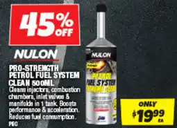 Autobarn Nulon pro-strength petrol fuel system clean offer