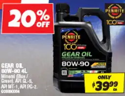 Autobarn Gear ol 80w 90 offer
