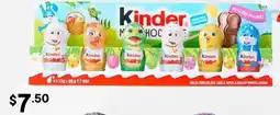 Kmart Kinder Easter Milk Chocolate Figurines offer