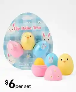 Kmart OXX Junior Lip Balm Trio Set offer