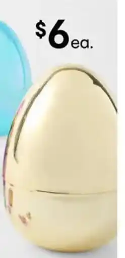 Kmart Giant Gold Look Egg offer