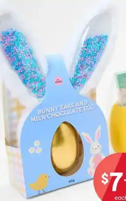 Kmart Bunny Ears and Milk Chocolate Egg offer