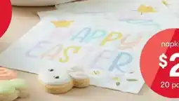 Kmart Easter Timeless Napkins offer