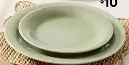 Kmart Green Lotus Dinner Plate offer