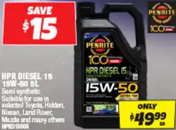 Autobarn Hpr diesel 15 15w 50 offer