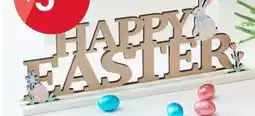 Kmart Happy Easter Wooden Sign offer