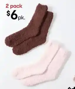 Kmart Teddy Home Socks offer
