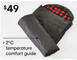 Kmart Peak Hooded Sleeping Bag offer