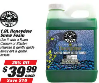 SuperCheap Auto 1.9L Honeydew Snow Foam offer