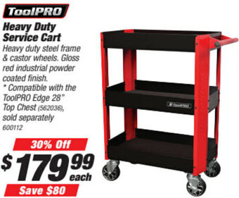 SuperCheap Auto Heavy Duty Service Cart offer