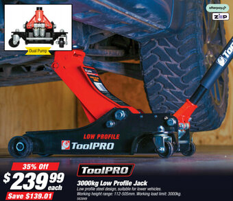 SuperCheap Auto 3000kg Low Profile Jack offer