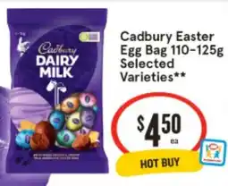 IGA Cadbury Easter Egg Bag offer