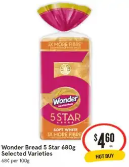 IGA Wonder Bread 5 Star offer