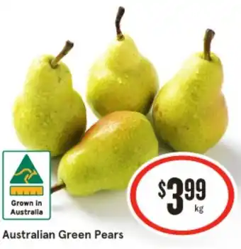 IGA Australian Green Pears offer