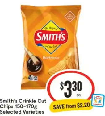 IGA Smith's Crinkle Cut Chips offer