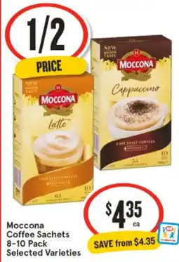 IGA Moccona Coffee Sachets offer
