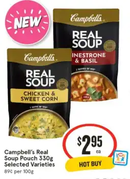 IGA Campbell's Real Soup Pouch offer