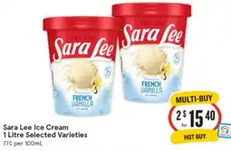 IGA Sara Lee Ice Cream offer