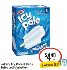 IGA Peters Icy Pole offer