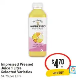 IGA Impressed Pressed Juice offer