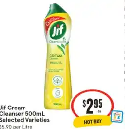 IGA Jif Cream Cleanser offer