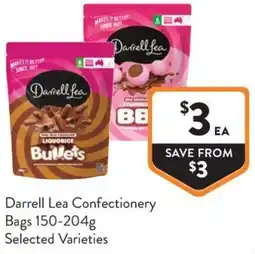 Foodworks Darrell Lea Confectionery Bags offer