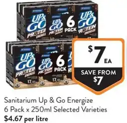 Foodworks Sanitarium Up & Go Energize offer