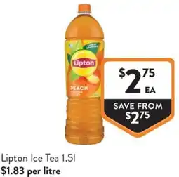 Foodworks Lipton Ice Tea offer