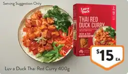 Foodworks Luv a Duck Thai Red Curry offer