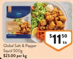 Foodworks Global Salt & Pepper Squid offer