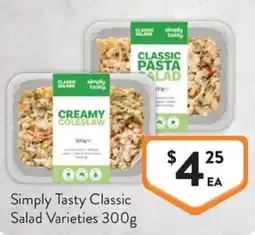 Foodworks Simply Tasty Classic Salad Varieties offer