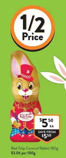 Foodworks Red Tulip Carnival Rabbit offer