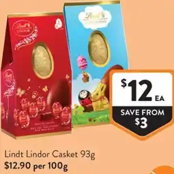 Foodworks Lindt Lindor Casket offer