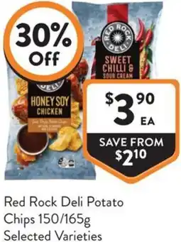 Foodworks Red Rock Deli Potato Chips offer
