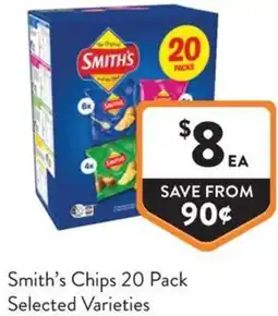 Foodworks Smiths Chips offer